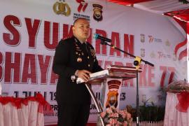 Polres Rejang Lebong Gelar Syukuran Hari Bhayangkara Ke 77