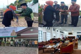 Polresta Bengkulu Pengamanan Kedatangan Gubernur Jawa Timur Khofifah  