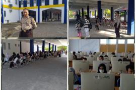 Polsek Muara Bangkahulu Lakukan Pengamanan Ujian SMMPTN di UNIB