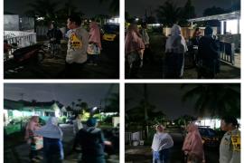 Malam Hari, Polsek Muara Bangkahulu Patroli Keliling