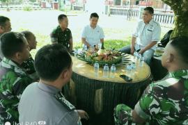 Kunjungi Polsek PUT, Danbrigif 8/GC Sampaikan Selamat HUT Bhayangkara