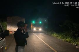 Temukan Kendaraan Alami Kerusakan, Personel Polsek PUT Gelar Pangaturan Lantas Sekitar Lokasi