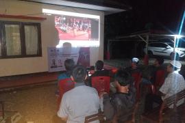 Polsek Kotapadang Melaksanakan Kegiatan Nonton Bareng Wayang Kulit dengan Lakon "Wahyu Cakraningrat"