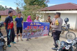 Polsek Padang Jaya Gelar Jumat Curhat Tampung Keluhan Masyarakat