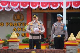 Polres Rejang Lebong Apel Gelar Pasukan Ops Patuh Nala 2023