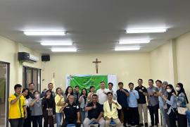 Kasatgaswil Bengkulu Densus 88 AT Berikan Materi Kebangsaan Kepada Pemuda Katolik