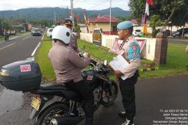 Dukung Ops Patuh Nala 2023, Polsek Curup Gelar Pemeriksaan Internal