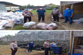 Personel Polsek Kampung Melayu Sambangi PT Bengkulu Distributorindo Raya, Sampaikan Imbauan Kamtibmas