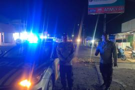Laksanakan Patroli Blue Light, Polsek Lais Jaga Kondusivitas Keamanan