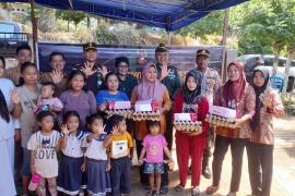 Kapolsek Lais Hadiri Vicon TNI Manunggal Air 2023, dan Pencananangan Penurunanan Stunting