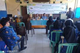 Bhabinkamtibmas Polsek Sukaraja Hadiri Pelepasan PPK Ormawa Himapbio FKIP KBM UNIB 2023