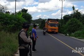 Jaga Keamanan Jalan Lintas Menuju Provinsi Sumsel, Polsek PUT Tingkatkan Patroli
