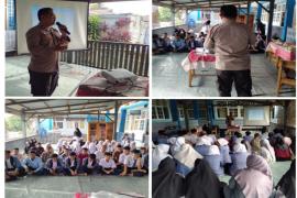 Sat Binmas Polresta Bengkulu Berikan Penyuluhan Kenakalan Remaja di SMP IT Baitul Izzah Kota Bengkulu 