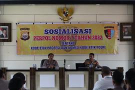 Bid Propam Polda Bengkulu Turunkan Tim Gelar Sosialisasi Di Polres Rejang Lebong