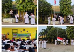 Police Goes To School, Kanit Binmas Polsek Gading Cempaka Sambangi SMPN 21 Kota Bengkulu 