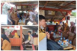 Monitoring Penilaian Lomba Kebersihan Lingkungan, Bhabinkatibmas Sampaiakn Imbaun Kamtibmas