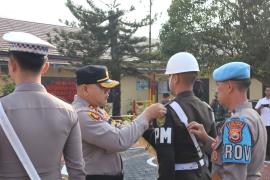 Polres Rejang Lebong Apel Gelar Pasukan Operasi Zebra Nala 2023