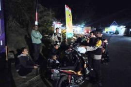 Rutin Patroli Sambang, Polsek Lais Ciptakan Situasi Aman