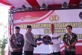 Bahagianya Warga Ciamis dapat Bantuan Sumur Bor dan Paket Sembako dari Operasi NCS Polri