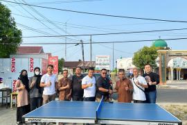Kasatgaswil Bengkulu Densus 88 Silaturahmi dan Serahkan Bantuan Sarana Olahrga Tenis Meja kepada Koperasi Sukses Makmur Berkah Eks Napiter Bengkulu