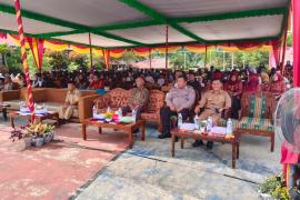 Polsek Giri Mulya Hadiri Giat Fibrasi SMAN 09 Bengkulu Utara Dalam Rangka Memperingati Bulan Bahasa