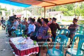 Bhabinkamtibmas Polsek Kaur Utara Laksanakan Sambang DDS 