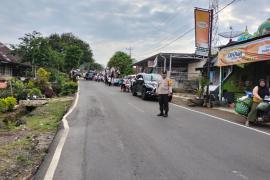 Polsek Padang Ulak Tanding Amankan Pawai dan Aksi Galang Donasi Untuk Palestina