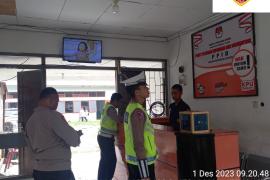 Patroli dan Tur Lalin Sat Lantas Ke Lokasi Keramaian dan Seputaran Gudang Logistik KPU, Kantor KPU Serta Bawaslu