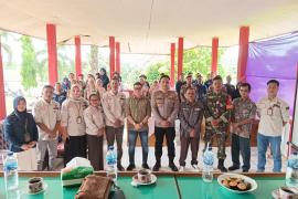 Kapolsek Giri Mulya Hadiri Rakor Pembentukan KPPS di Kecamatan Giri Mulya