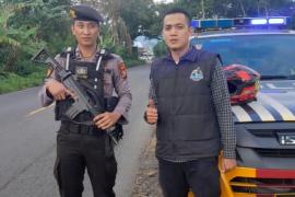 Cegah Aksi Kejahatan, di Jalan Lintas Sat Samapta Polres Rejang Lebong Lakukan Pengawalan 