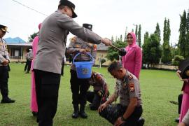 Dapat Kenaikan Pangkat, Kapolsek Batiknau Sandang Pangkat Iptu