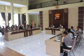 Wakapolda Bengkulu Pimpin Anev OPS Mantap Brata Nala 2024