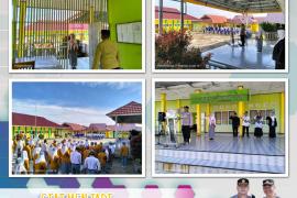 Kanit Binmas Polsek Bengko Jadi Pembina Upcara Bendera di SMAN 12 Rejang Lebong 