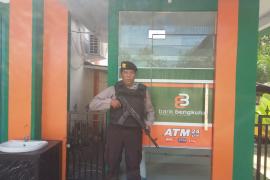 Cegah Tindak Kriminalitas, Polsek Giri Mulya lakukan Pengamanan Obvit Bank Bengkulu Capem Giri Mulya