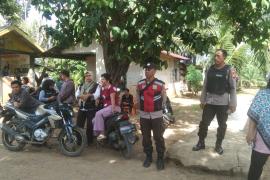 Subsatgas OMB Polsek Lais Amankan Kampanye Tatap Muka Calon Anggota DPD RI