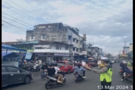 Polres Rejang Lebong Monitoring Pasar Ramadhan Diwilayahnya