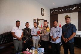 Kapolres Rejang Lebong Sambang Silahturahmi dan Koordinasi di KPU Rejang Lebong