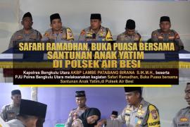 Safari Ramadhan dan Buka Puasa Bersama Kapolres Bengkulu Utara di Polsek Air Besi