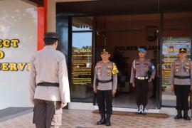 Wakapolres Rejang Lebong Pimpin Upacara Kenaikan Pangkat 