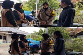 Sambangi Mahasiswa KKN UNIB, Bhabinkamtibmas Sampaikan Imbauan Kamtibmas 