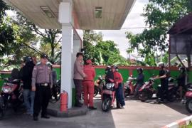 Polsek Curup Pantau Kegiatan Penyaluran BBM di SPBU Korem 