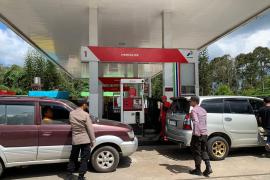 Polsek PUT Monitoring Penyaluran BBM di SPBU Tanjung Sanai II