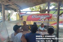 Didesa Pasar Baru, Polsek Nasal Gelar Minggu Kasih 