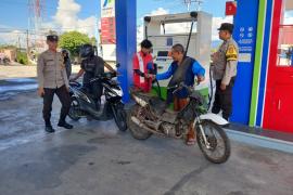 Polsek Curup Monitoring SPBU di Desa Air Meles Atas