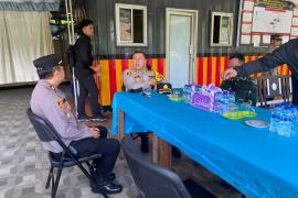 Bersinergi, Kapolres Rejang Lebong Bersama Dandim 0409 R/L Kunjungi Pos Pengamanan Lebaran