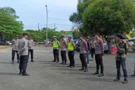 Pegamanan Hari Ke-4 Pertandingan Cabor Sepak Bola Popda Bengkulu Tahun 2024, Polresta Bengkulu Pastikan Berjalan Aman dan Kondusif 