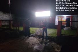Piket Yanmas Polsek Kaur Utara Lakukan Monitoring Tempat Rawan Kamtibmas, Antisipasi Tindak Pidana 3C 