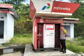 Polsek Sindang Dataran Pantau Penyaluran BBM di Pertashop Desa IV Suku Menanti