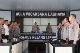 Kapolres Rejang Lebong Beserta PJU Polres Rejang lebong Ikuti Zoom Meeting Dialog Penguatan Internal Polri 