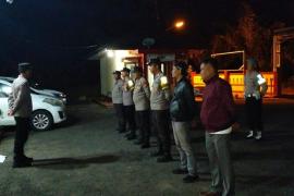Polsek Sindang Dataran Lakukan Pengamanan Malam Takbiran